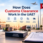 Customs clearance services in UAE with Dubai Customs, cargo shipping, and customs documentation
